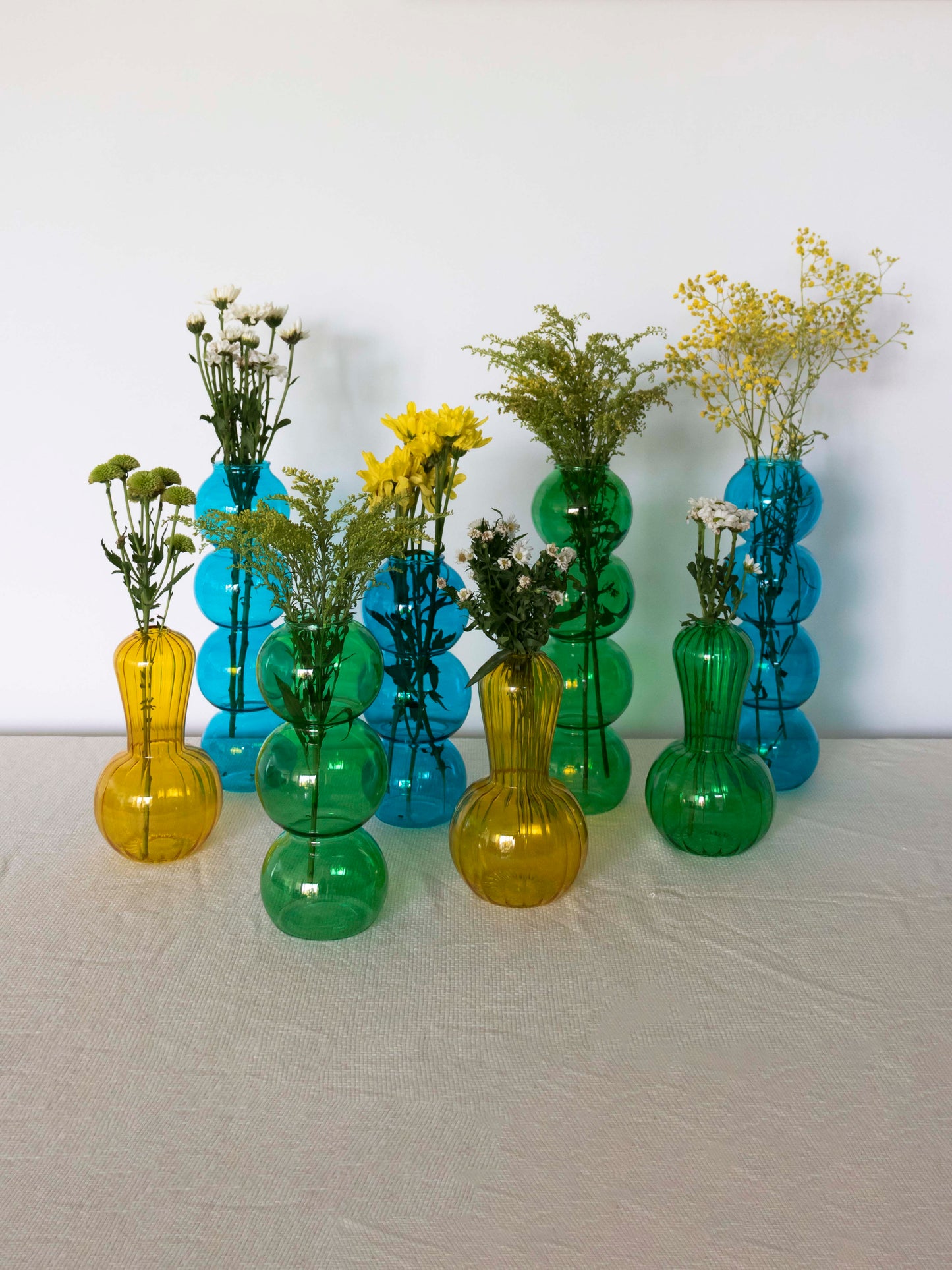 Bubble Cascade Vases